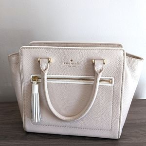 Cream Kate Spade Purse